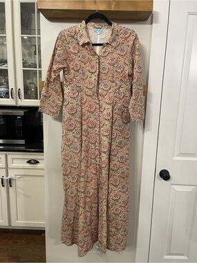 India Amory Shirt Dress Maxi